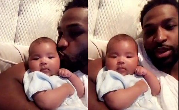 Tristan Thompson aparece en nuevo tierno video con su hija True