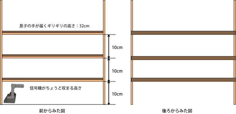 トミカの収納棚は簡単に作れる！HIBINOTE おうちつむりの雑記帳
