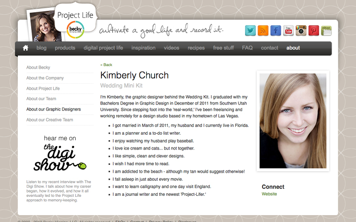 Kimberly Church || Wedding Mini Kit designer