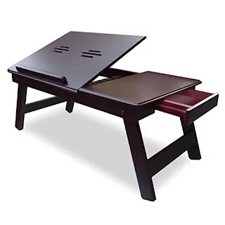 Wooden Folding Laptop Table/ Work from Home Office desk