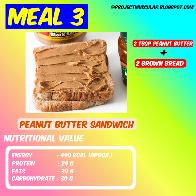 peanut butter sandwich for bodybuilding
