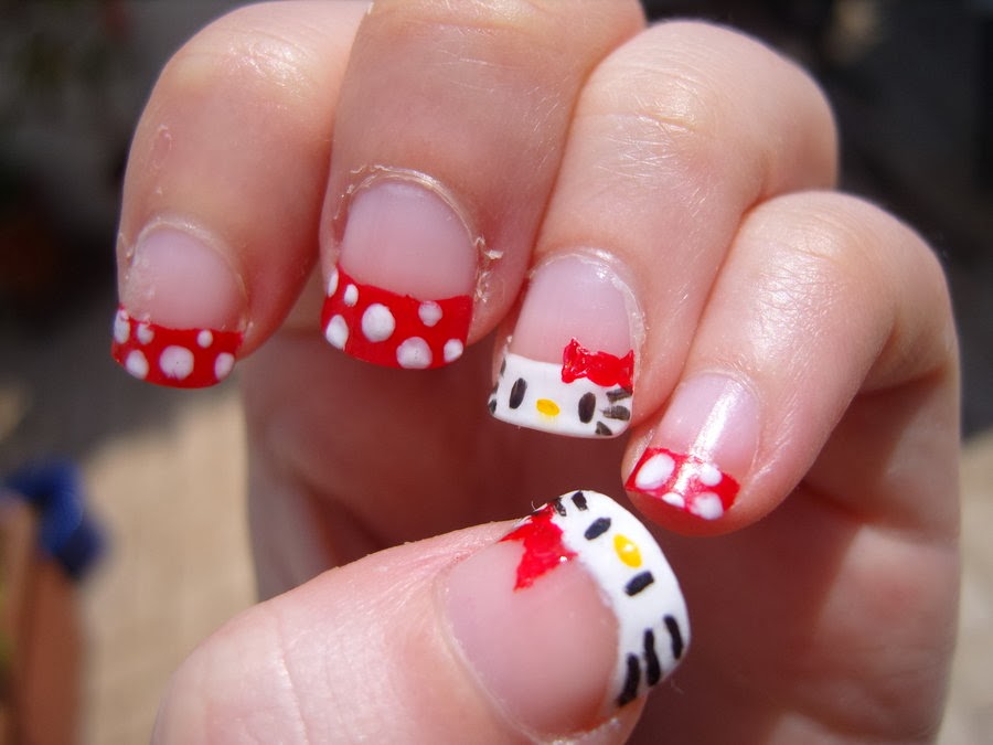 Hello Kitty Nail Art Designs for Short Nails - wide 8