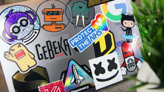 laptop sticker marketing brand ambassadors
