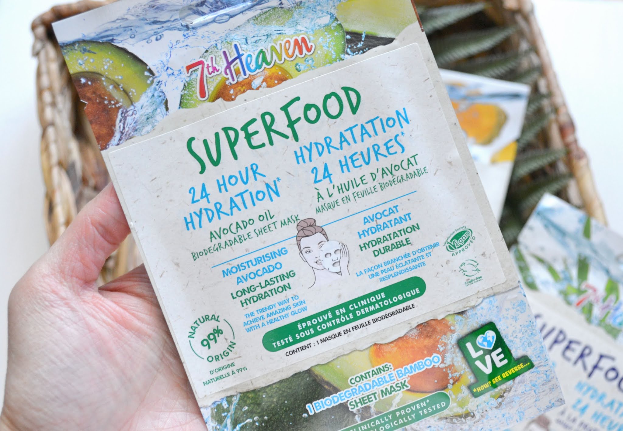 SHEET MASK | 7th Superfood Sheet in Avocado, Turmeric Rice Protein | Cosmetic Proof | Vancouver beauty, nail art lifestyle blog