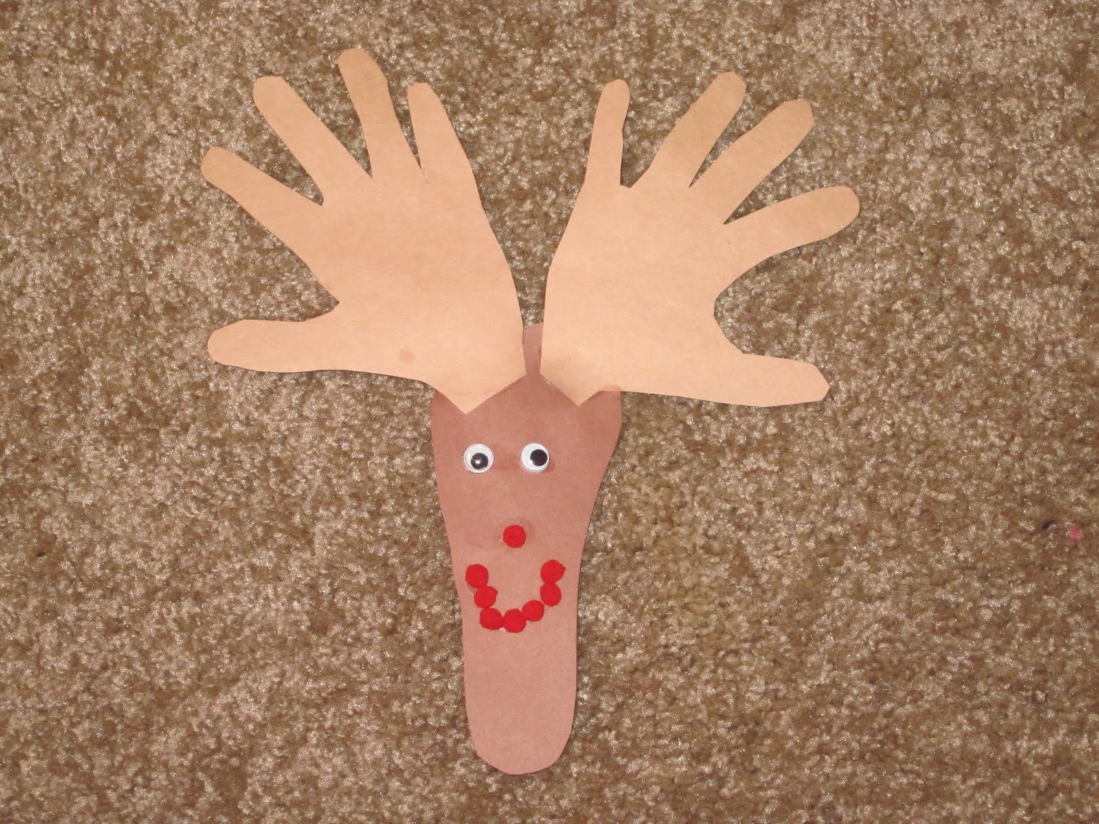 Kindergarten Homeschool Ideas Reindeer Art Project