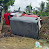    Camioneta pasajera sufre volcadura en una localidad de Misantla