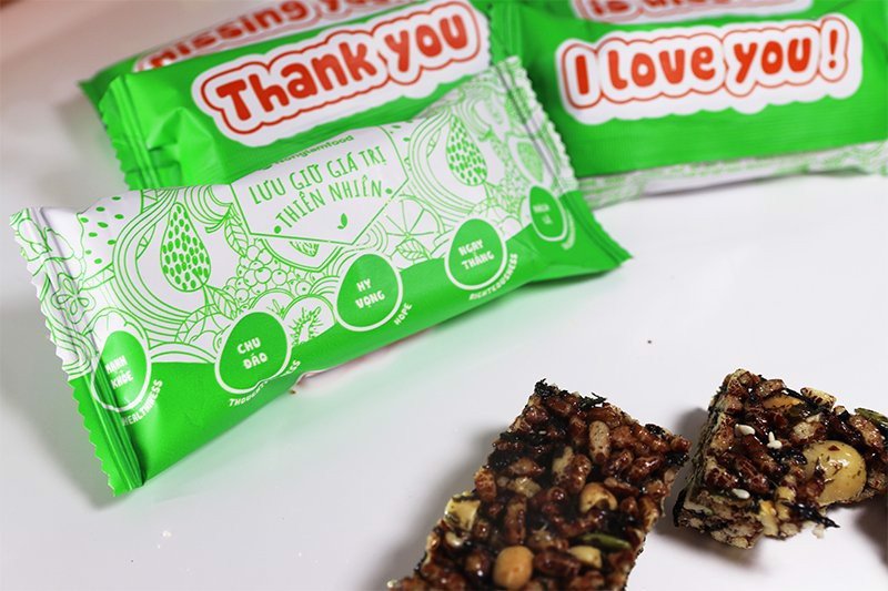 [COMBO FREESHIP & QUÀ] 4 Hộp Thanh Gạo Lứt Hạt & Rong Biển Nông Lâm Food