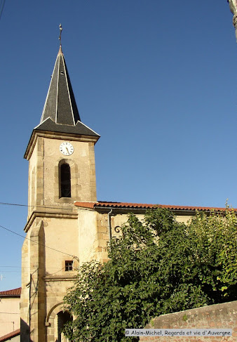 Sauvagnat sainte-Marthe, Puy de Dôme. L'église