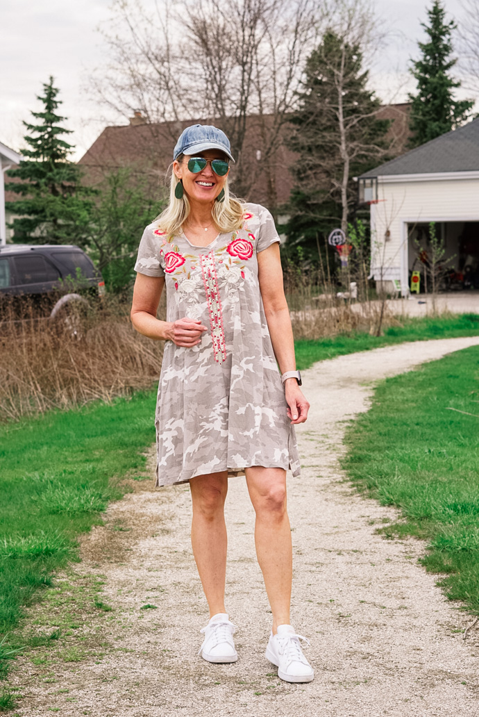 the cutest camo print dress