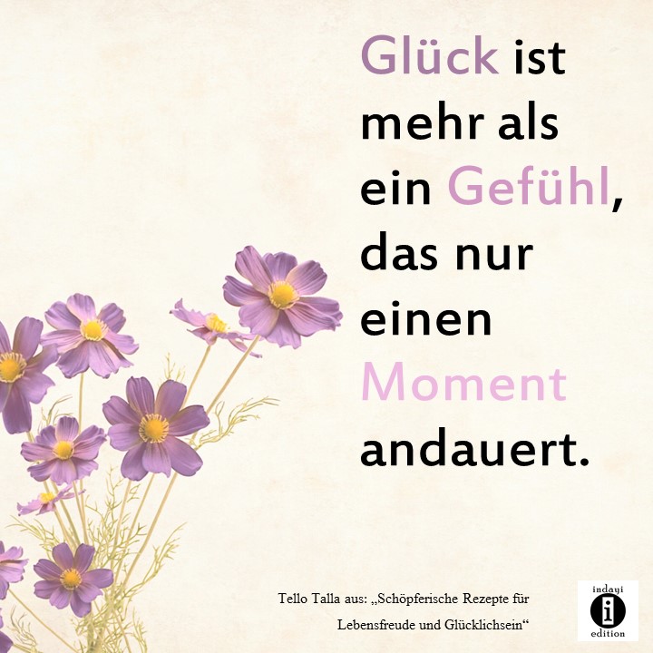 Mehr als Glücksmomente / Spruch des Tages 30. Januar 2020