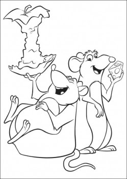 Ratatouille Coloring Pages : Remy and Family