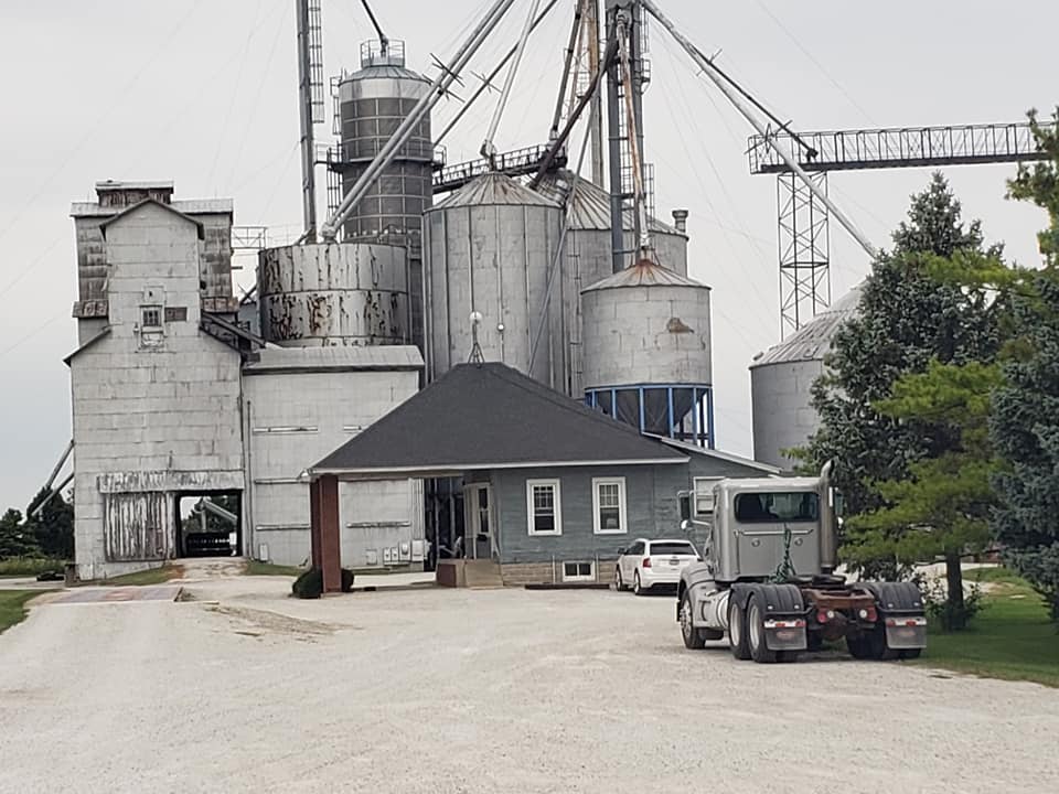 Towns and Nature Wilton, IL Crawford Grain Elevator, two wood