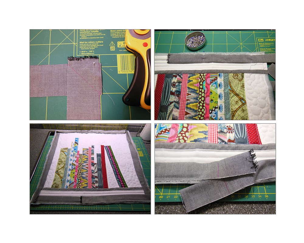 Die Bildersammlerin Mini Bookshelf Quilt.