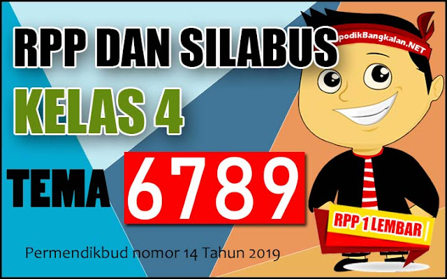 Silabus dan RPP 1 Lembar Kelas 4 Semester 2 Kurikulum 2013