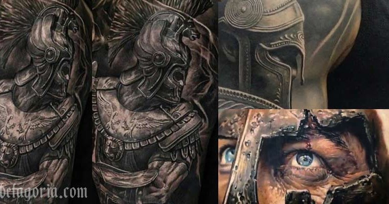 Impresionantes Tatuajes de Gladiadores | fuerza y honor - Belagoria | la  web de los tatuajes
