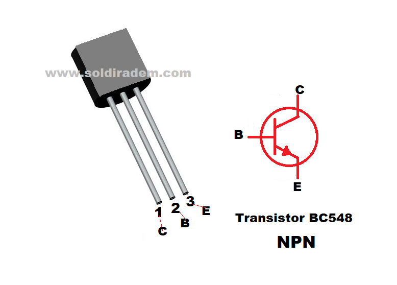 Data dan Persamaan Transistor BC548 NPN Soldiradem Blog