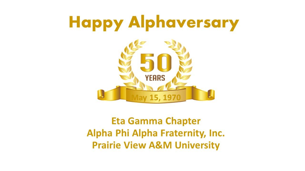 Prairie View Today™ Eta Gamma Chapter Of Alpha Phi Alpha Celebrates 50