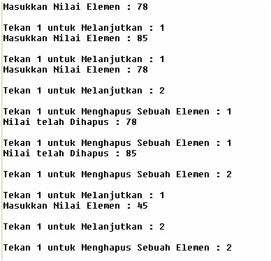 Pengetahuan Dunia IT & Islam: Contoh Script Java Stack dan Queue
