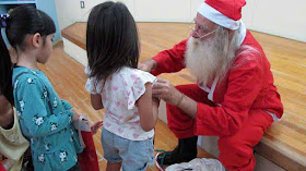 Santa, children,kindergarten, gifts
