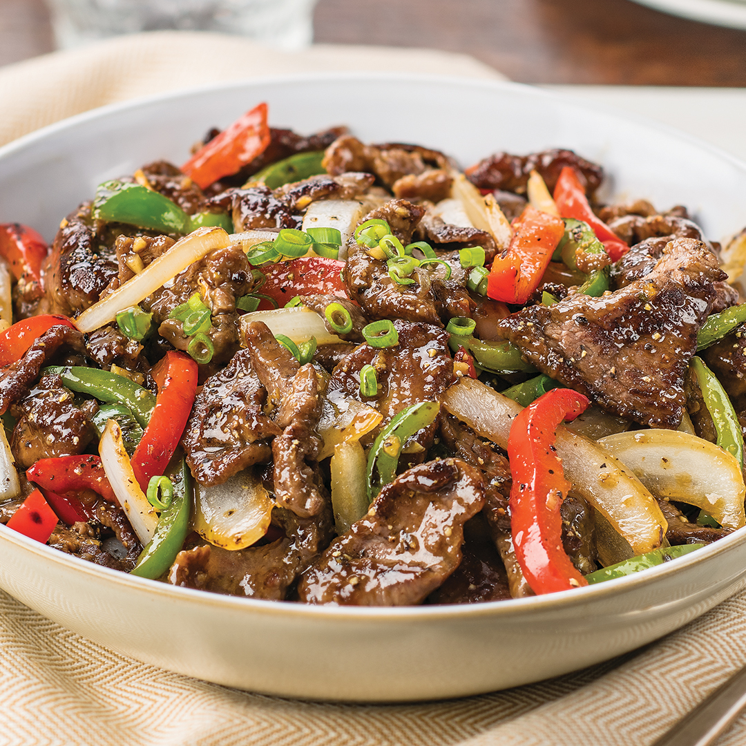 Dukan Diet Primer Black Pepper Beef Stir Fry