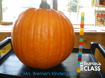 Lots of fall pumpkin activities and pumpkin learning ideas for Kindergarten! Includes anchor chart, measurement, pumpkin life cycle, and lots of fun activities. For Kindergarten and First Grade. #pumpkins #kindergarten #1stgrade #fall #pumpkinlifecycle