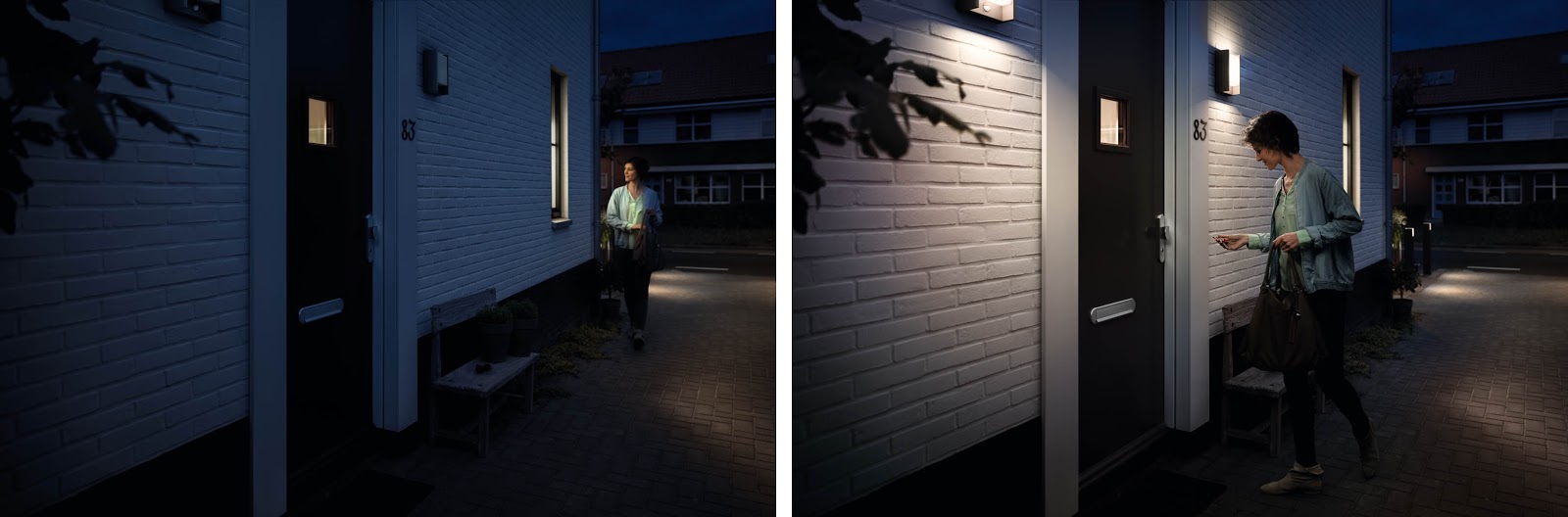 Iluminación para exterior de Philips | Decoración Patri-Blanco