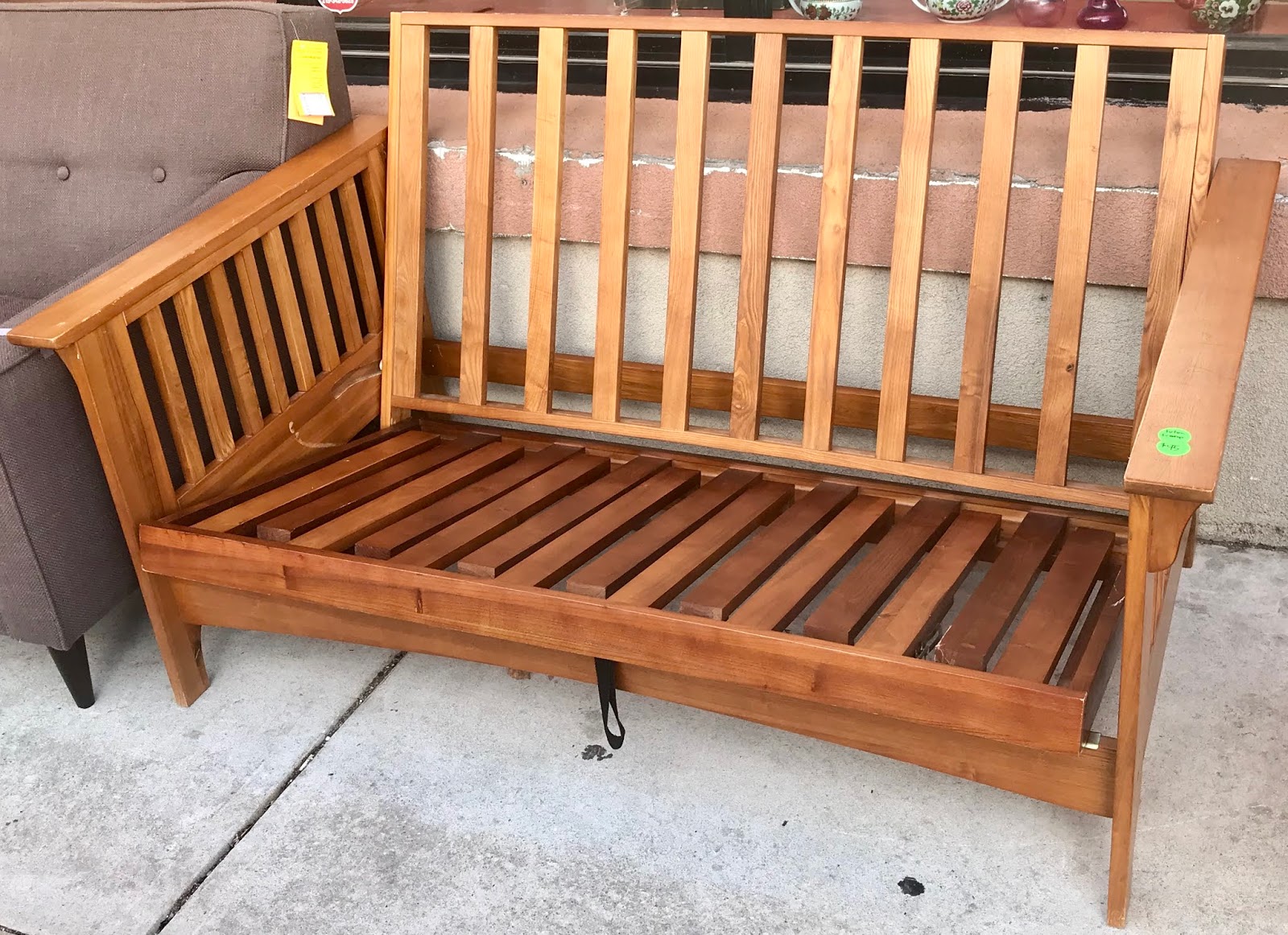 Uhuru Furniture & Collectibles Wooden Futon Frame 95 SOLD