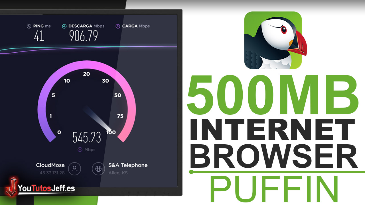 Navegador con 500MB de Internet - Descargar Puffin Browser Gratis