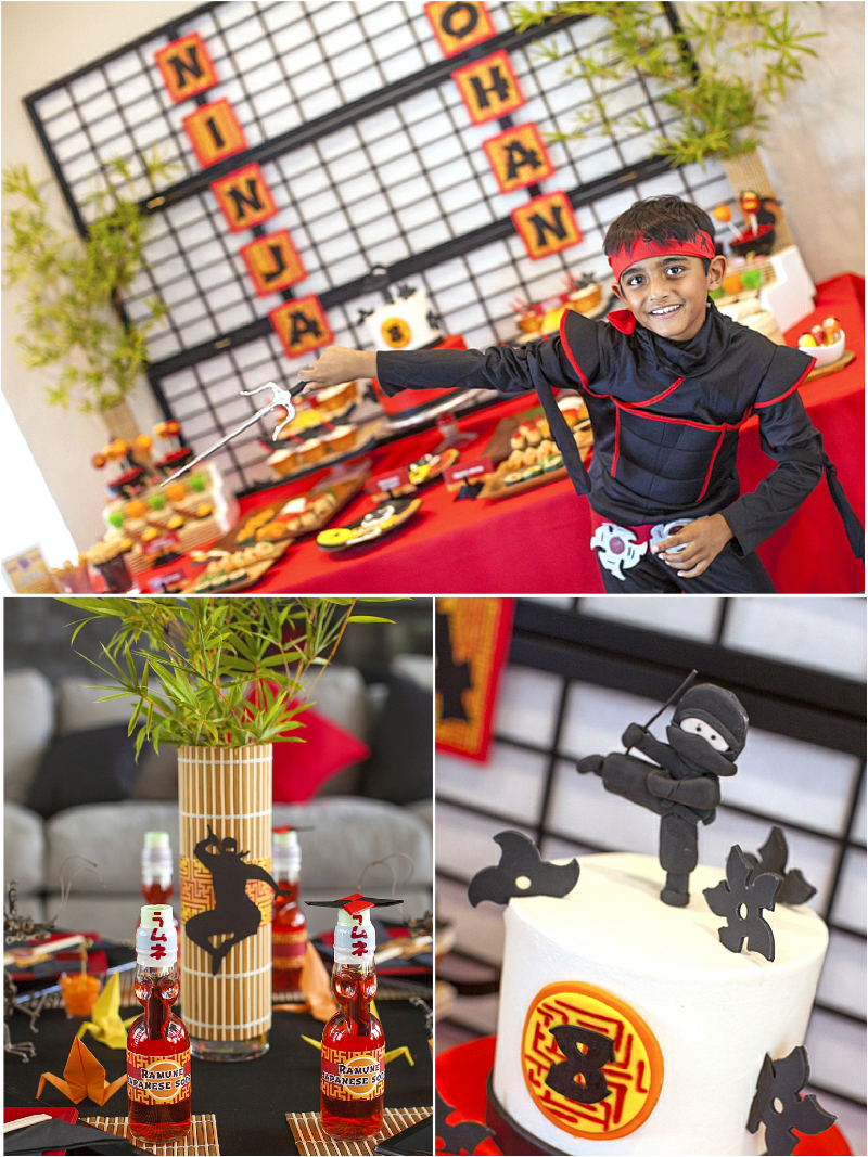 A Japanese Origami Dojo Ninja Birthday Party Party Ideas