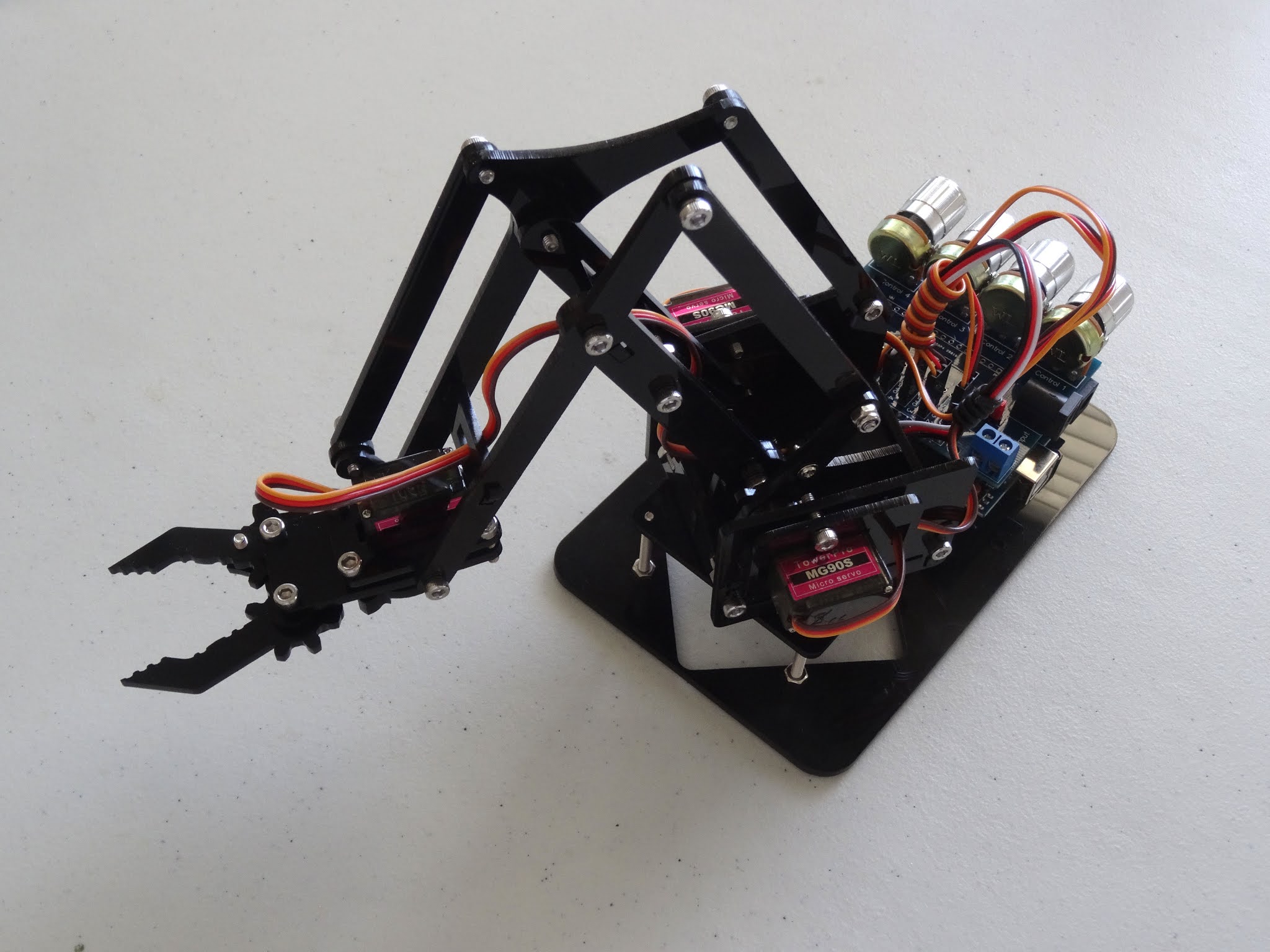 Mitov Software: Assemble SNARM500/SNAM1900 4DOF Arduino Robot ...