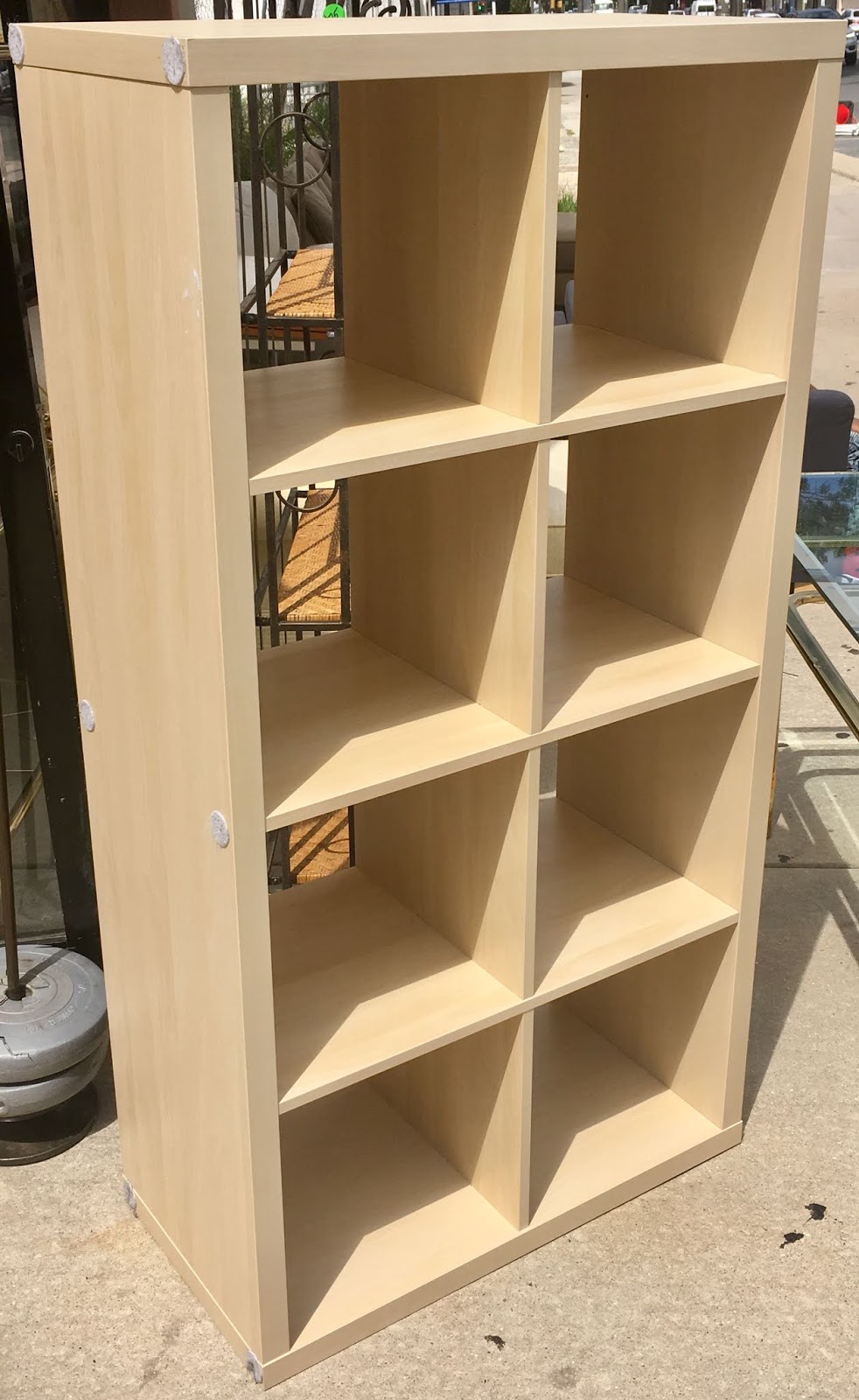 Uhuru Furniture & Collectibles 2x4 Cubby Bookcase 75 SOLD