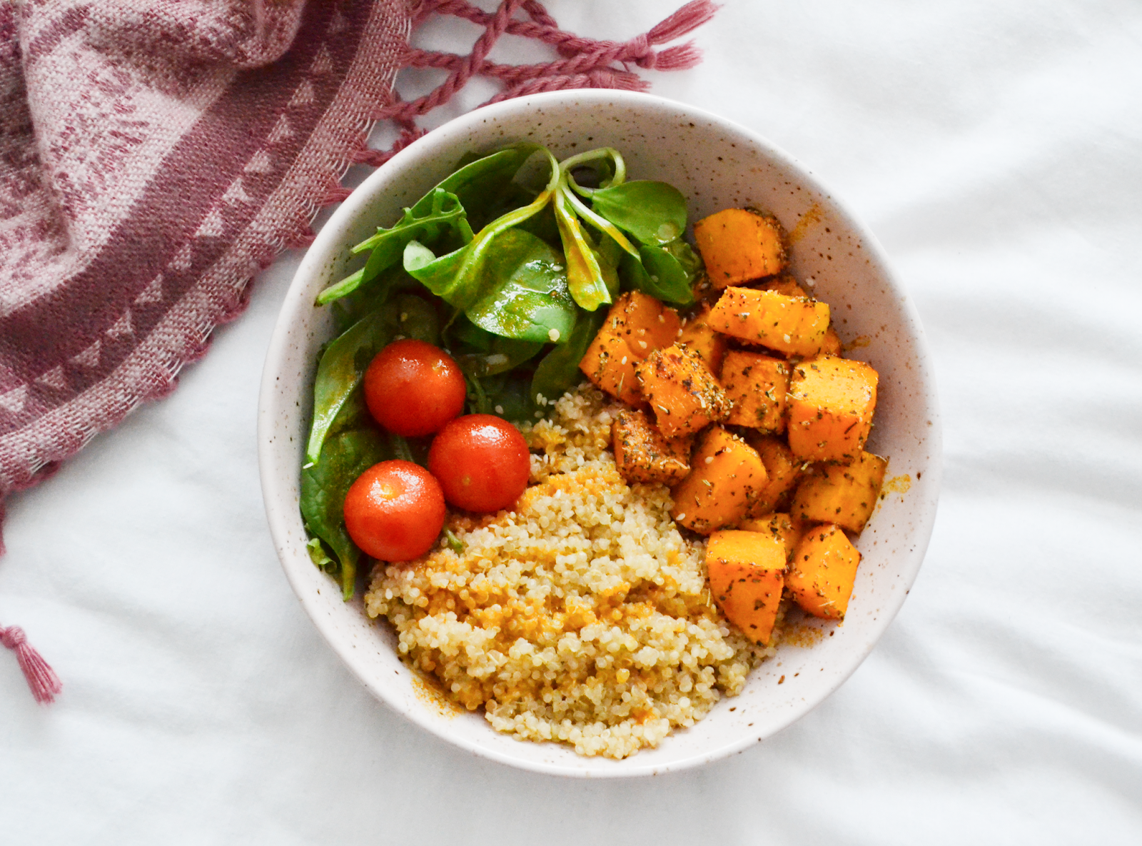 Roasted Butternut Squash Quinoa Bowl Shannon Michelle