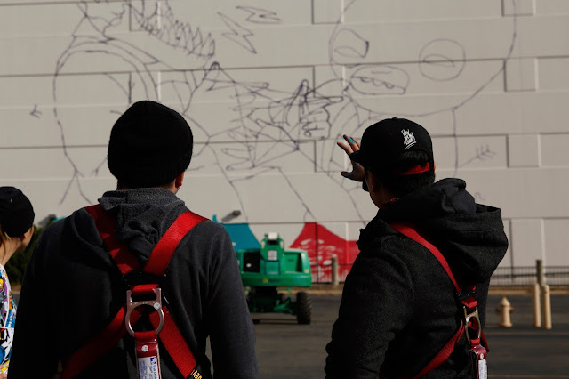 New Street Art Collaboration By Jasper Wong and Kelly Towles in Washiongton DC, USA. 2