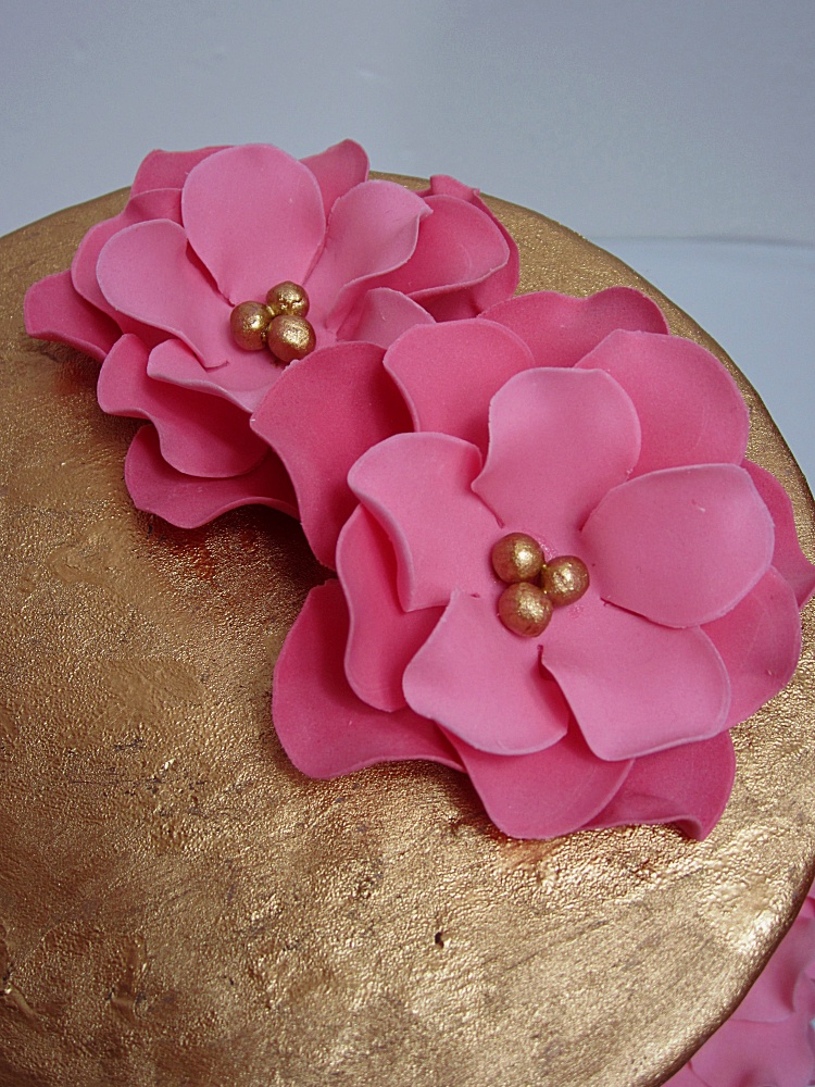 DIY/Tutprial Petal Cake/Blütentorte/Torte mit Blütenblättern 2