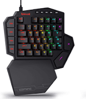 one handed keyboard Redragon K585