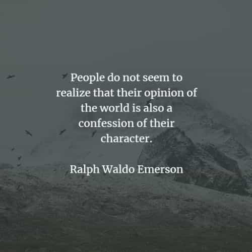 Famous quotes and sayings by Ralph Waldo Emerson