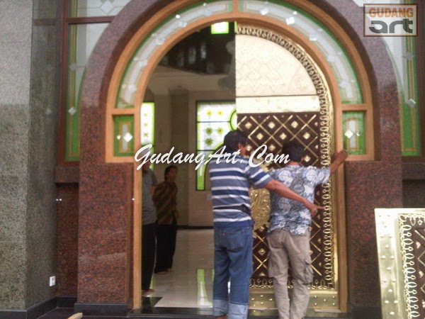  Pintu Masjid Pintu Masjid Al Amin Cikarang Gudang Art Design
