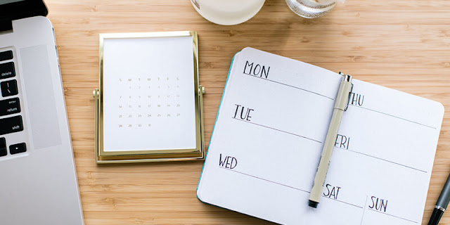 نموذج المذكرة اليومية فارغة مع واجهة بالعربية والفرنسية Word