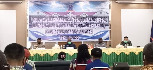 OPD Diminta Kawal Program Hasil Musrenbang RKPD Sorsel 2022