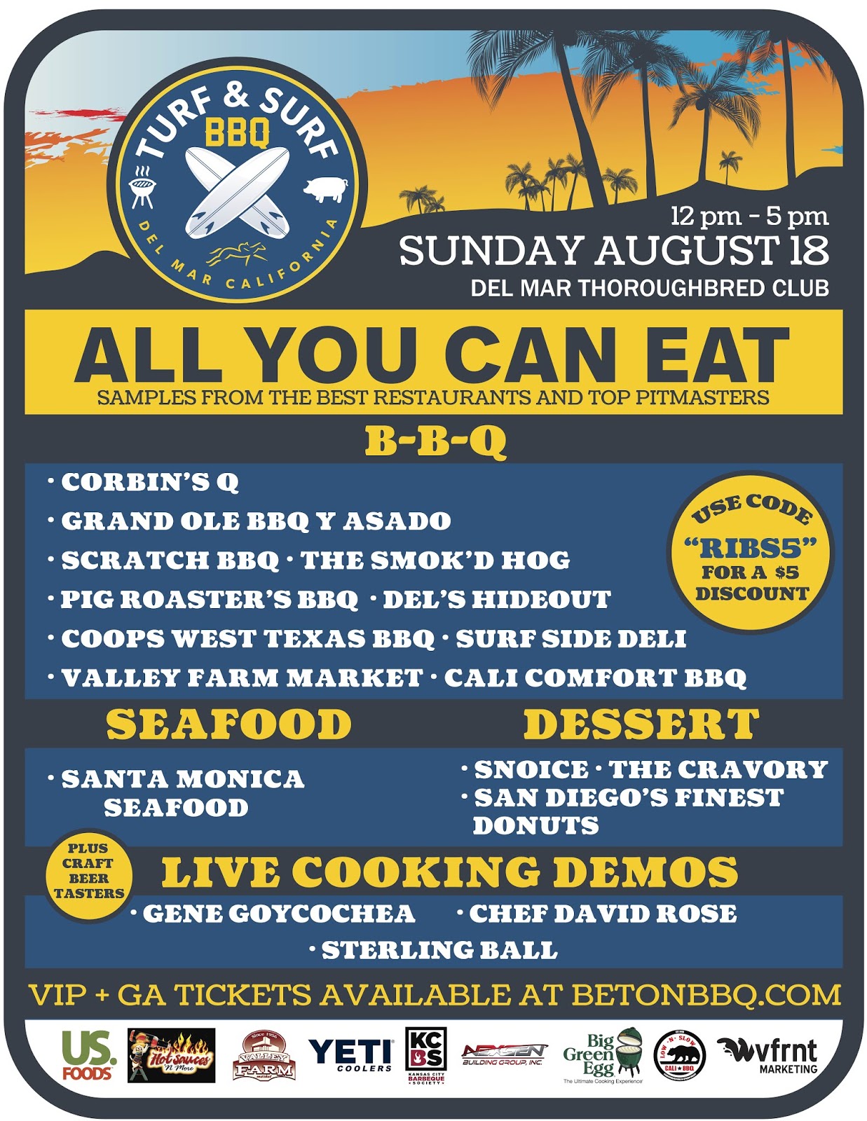 Sandiegoville Turf Surf Bbq Championship Returns To Del Mar