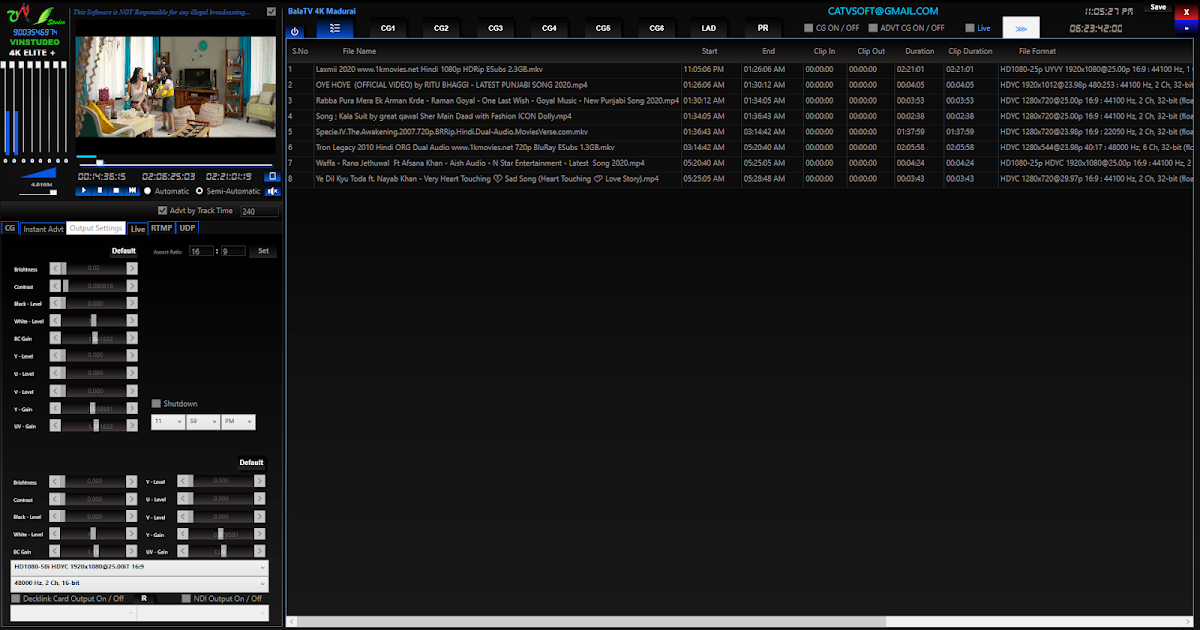 Playout Playout