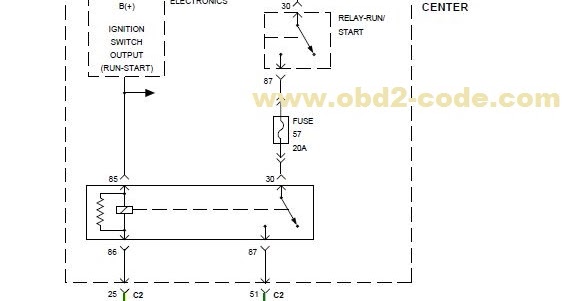 P258A Electric Vacuum Pump Circuit - Obd2-code