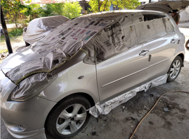 Cara Mengecat Mobil Warna Silver Metalik Untuk Pemula - Suryadidik.com