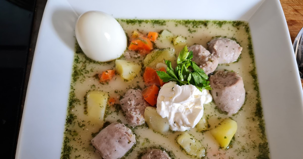 Foodoptions and Flavours Polish Easter Soup with Horseradish