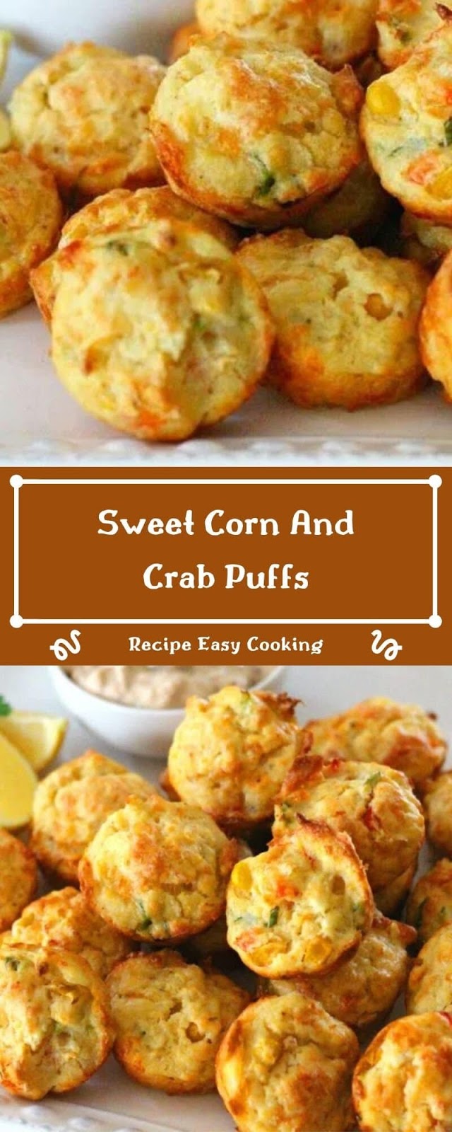 Sweet Corn And Crab Puffs