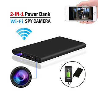 Spy Camera Powerbank Wifi IP Camera with Voice & Video Recorder