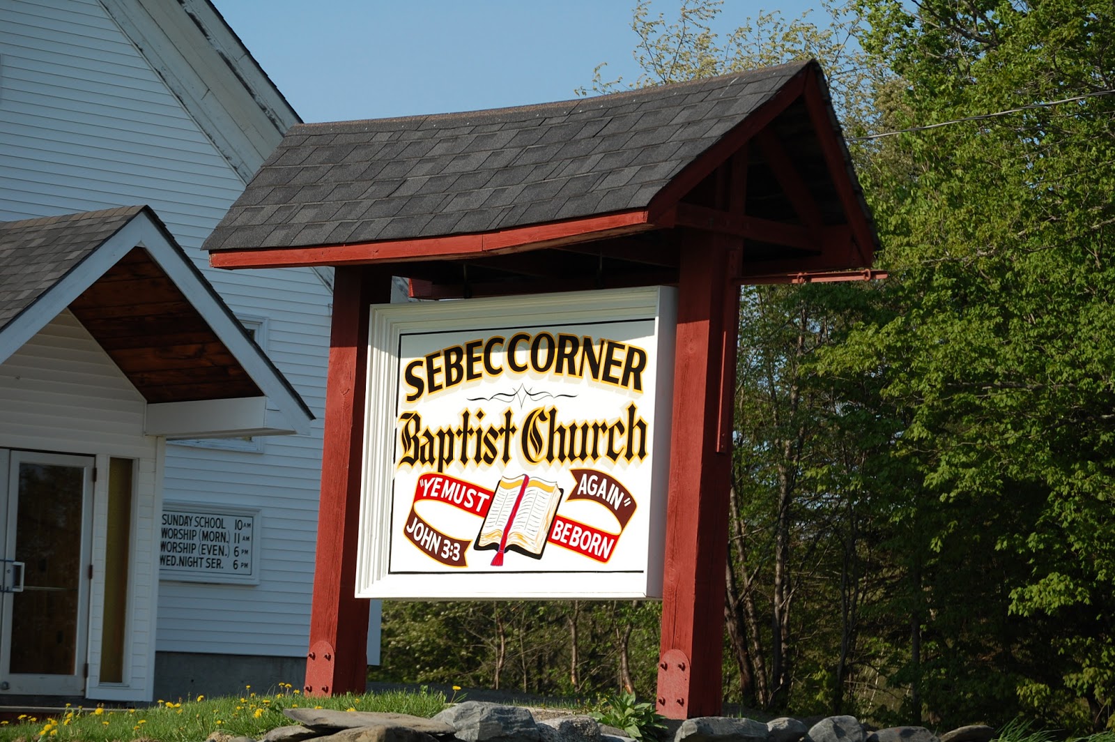 Evangelist Craig Cobb GOOD DAY AT SEBEC CORNER BAPTIST CHURCH Sebec, Maine