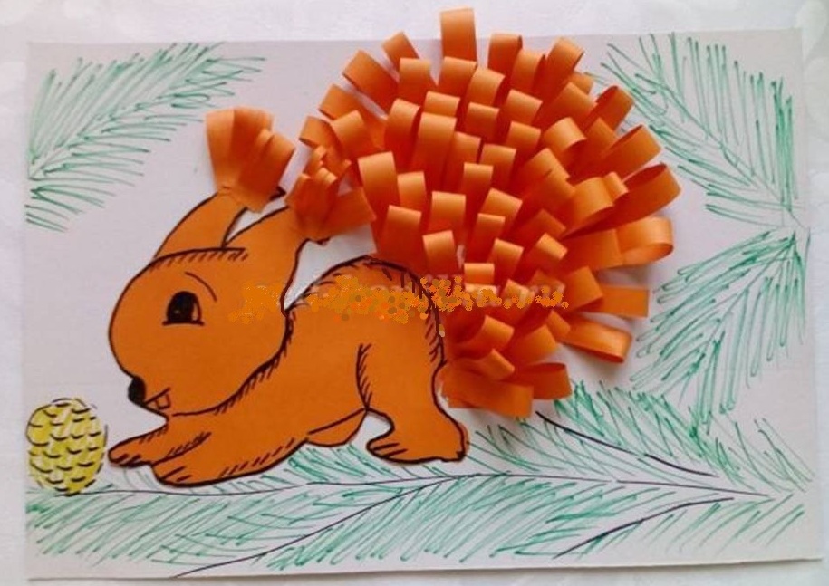 аппликация лисичка. обрывная аппликация белка обрывная. аппликация белка. аппликация белочка. аппликация животные для малышей.
