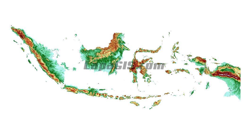 Data Relief Daratan Seluruh Indonesia Gratis