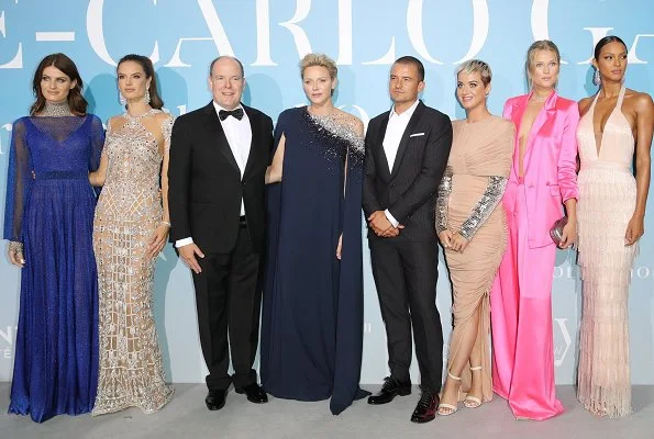 Isabeli Fontana, Alessandra Ambrosio, Orlando Bloom, Katy Perry, Toni Garrn, Lais Ribeiro, Beatrice Borromeo and Tatiana Santo Domingo at gala